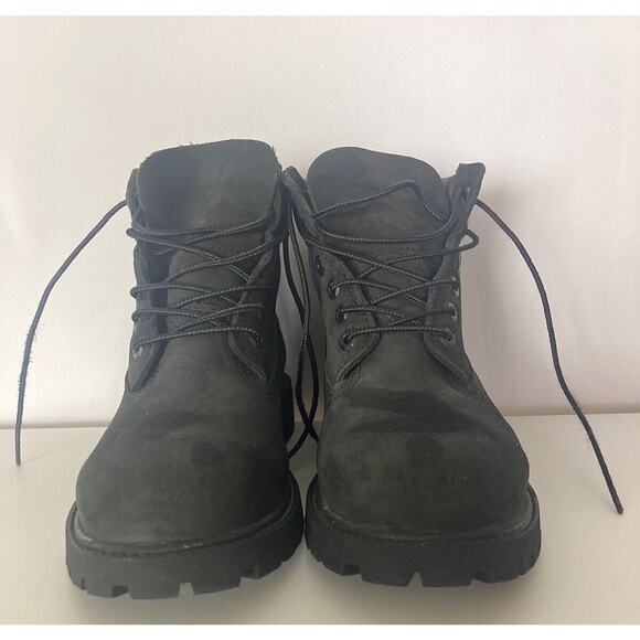 Timberland Youth Premium Waterproof Boots Black Size 3M Youth - Picture 1 of 9